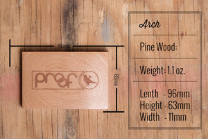 Proof Arch Wood Wallet - humanity : style with a conscience