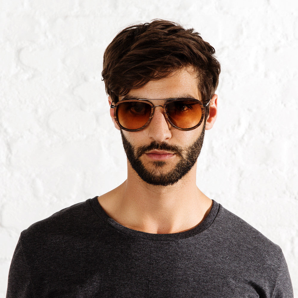 KERBHOLZ Ferdinand Zebrano Sunglasses - humanity : style with a conscience