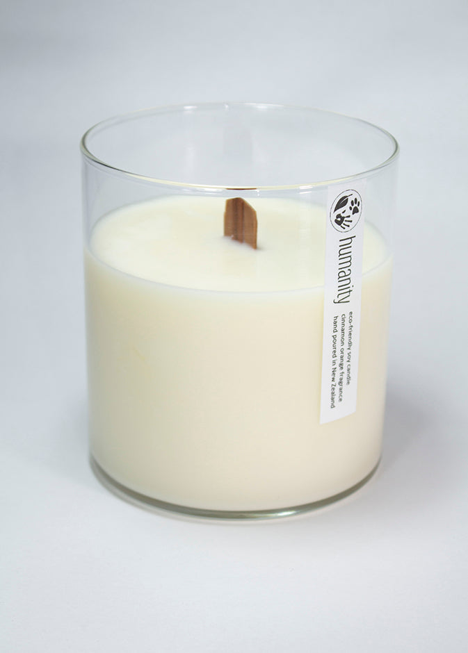 Lemongrass &amp; Ginger - Large Wooden Wick Candle