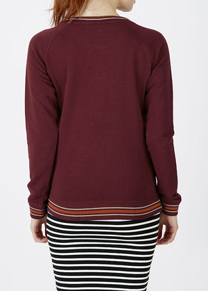 Ruby Dreams Tipped Sweatshirt - humanity : style with a conscience